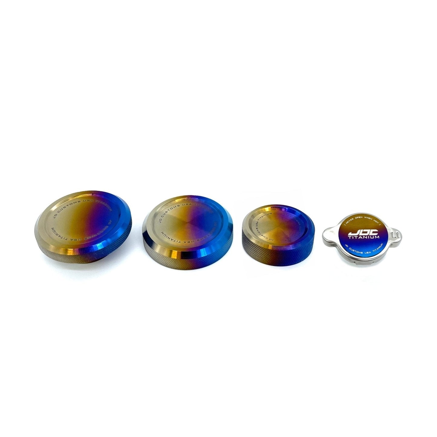 JDC Titanium Master Cap Set | Mitsubishi Evo 8/9