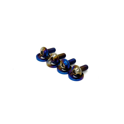 JDC Titanium Radiator Cooling Shroud Plastic Clip Replacement Kit | Evo 8/9