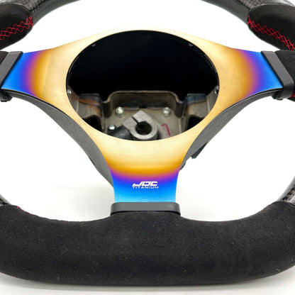 JDC Titanium Steering Wheel Overlay | Evo 7/8/9