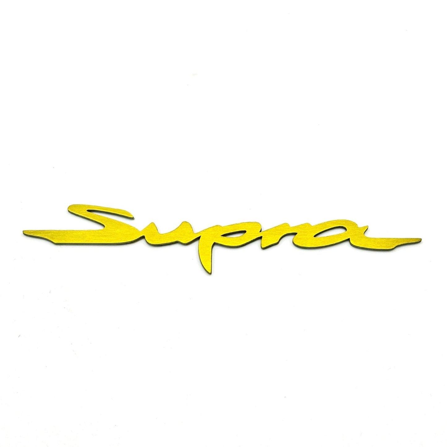 JDC Titanium "Supra" Badge | A90 Toyota Supra