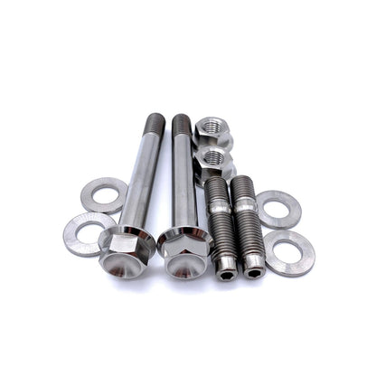 JDC Titanium Turbo to Manifold Hardware Kit for FP Manifolds | Evo 4-9/DSM