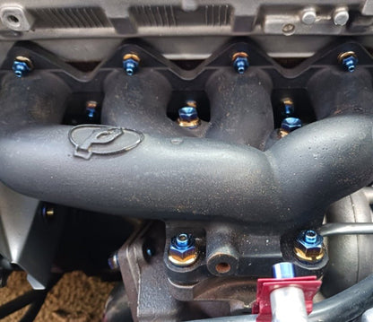 JDC Titanium Turbo to Manifold Hardware Kit for FP Manifolds | Evo 4-9/DSM