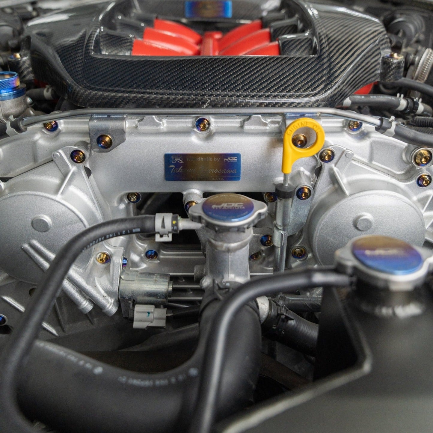 JDC Titanium Upper Crankcase Hardware Replacement Kit | Nissan R35 GT-R