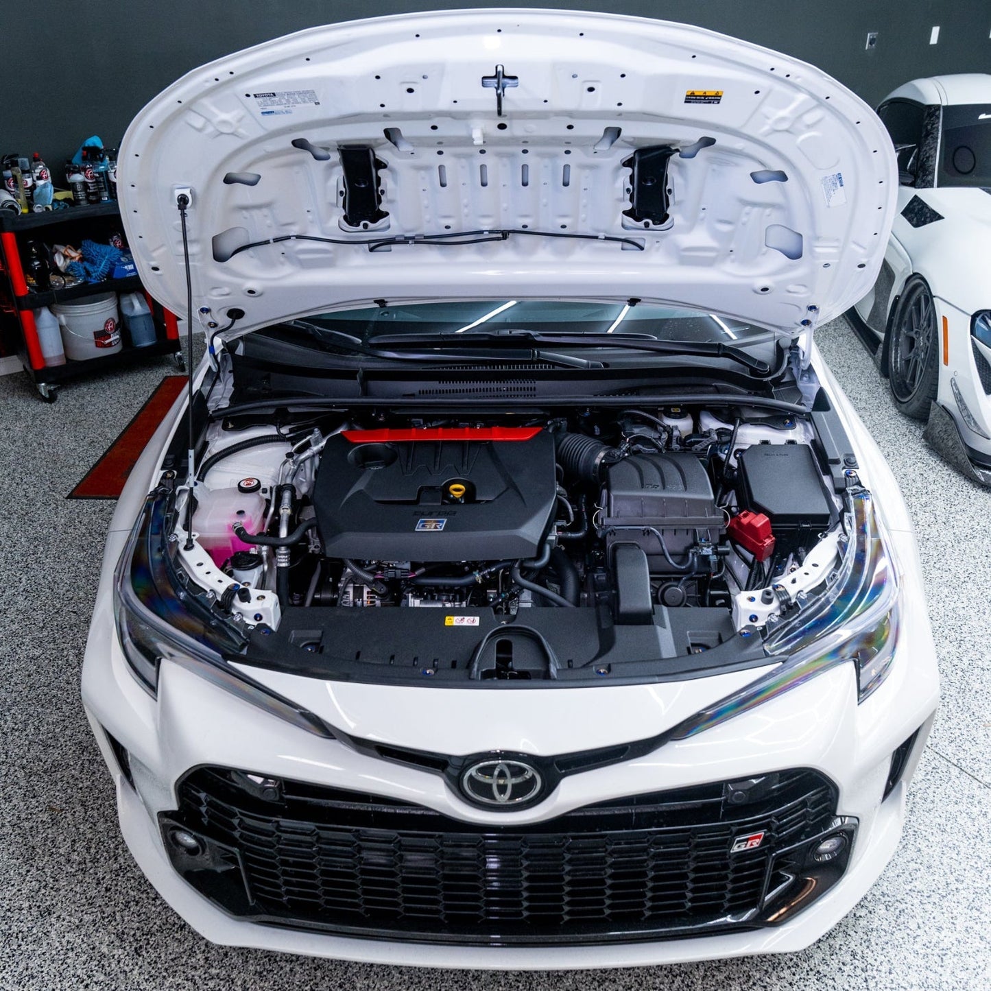 JDC Titanium Engine Bay Dress-Up Hardware Kit | 2023+ GR Corolla