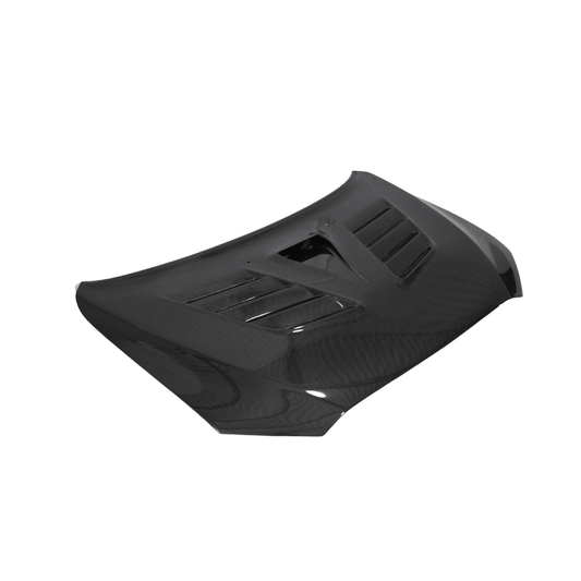 JDMuscle [08-15 Mitsubishi Lancer EVO X] Tanso Carbon Fiber Hood w/ heat extract *SPECIAL ORDER. NO CANCELLATION