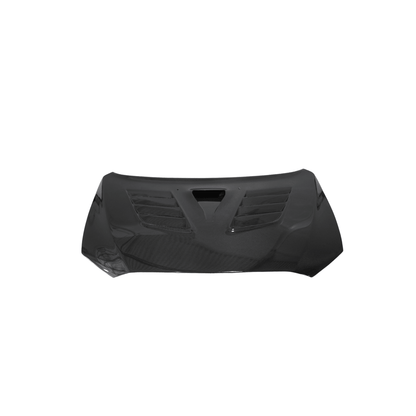 JDMuscle [08-15 Mitsubishi Lancer EVO X] Tanso Carbon Fiber Hood w/ heat extract *SPECIAL ORDER. NO CANCELLATION