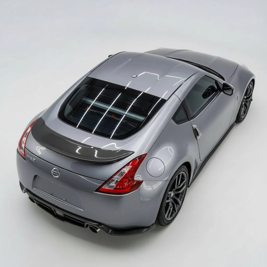 JDMuscle [09-20 Nissan 370Z] Carbon Fiber/FRP Duckbill Spec V