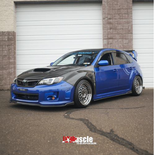 JDMuscle [11-14 WRX/STI] CS2 STYLE FRONT CARBON FIBER LIP