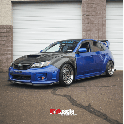 JDMuscle [11-14 WRX/STI] CS2 STYLE FRONT CARBON FIBER LIP
