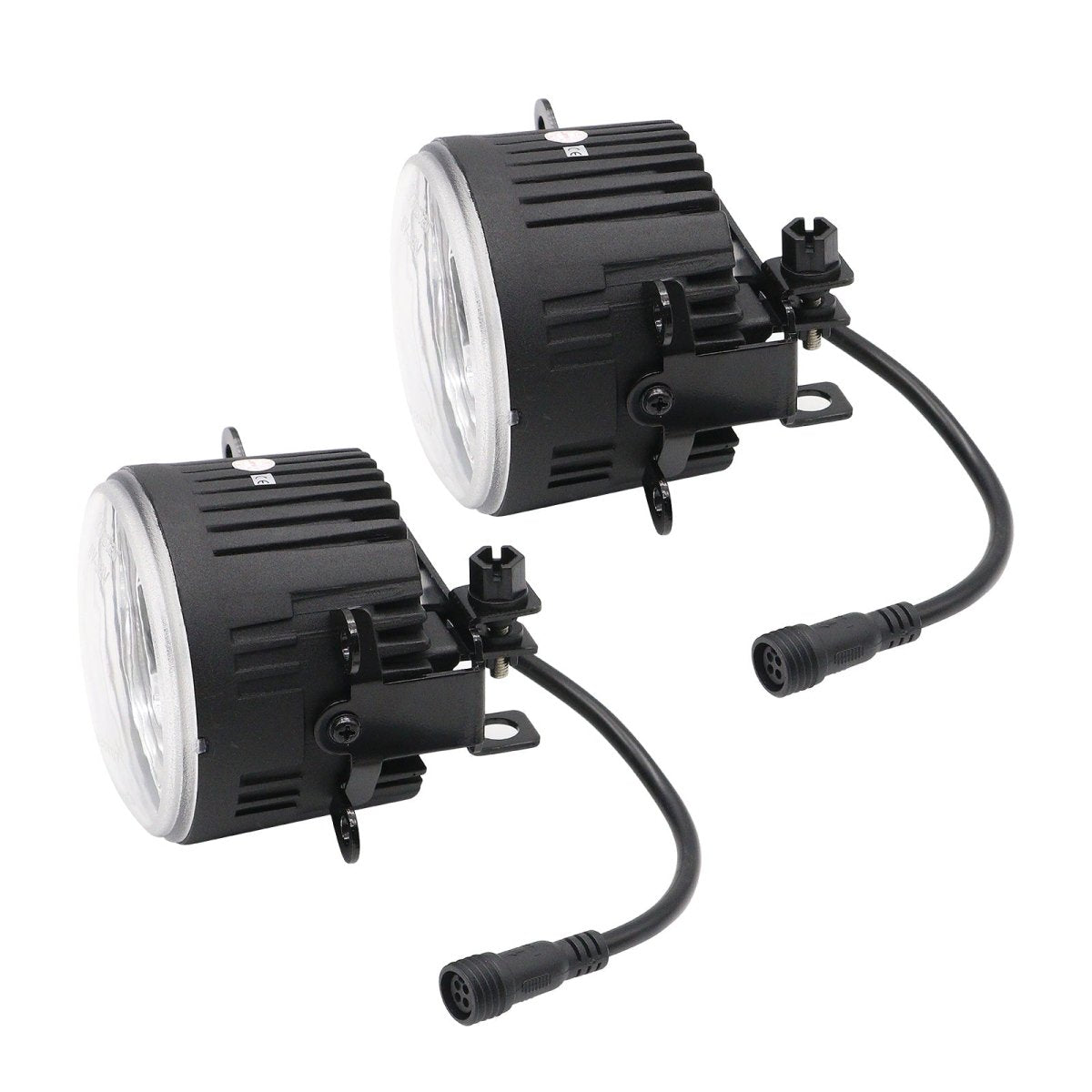 JDMuscle [15-21 WRX/STI, 13+ BRZ or FT86, 14+ Forester] LED / Halo DRL Fog Light Housings *Clearance*No Returns*