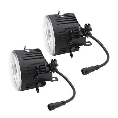 JDMuscle [15-21 WRX/STI, 13+ BRZ or FT86, 14+ Forester] LED / Halo DRL Fog Light Housings *Clearance*No Returns*