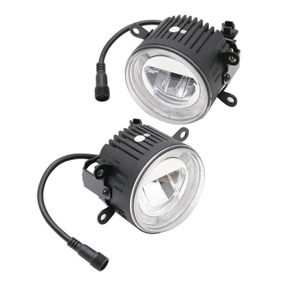 JDMuscle [15-21 WRX/STI, 13+ BRZ or FT86, 14+ Forester] LED / Halo DRL Fog Light Housings *Clearance*No Returns*