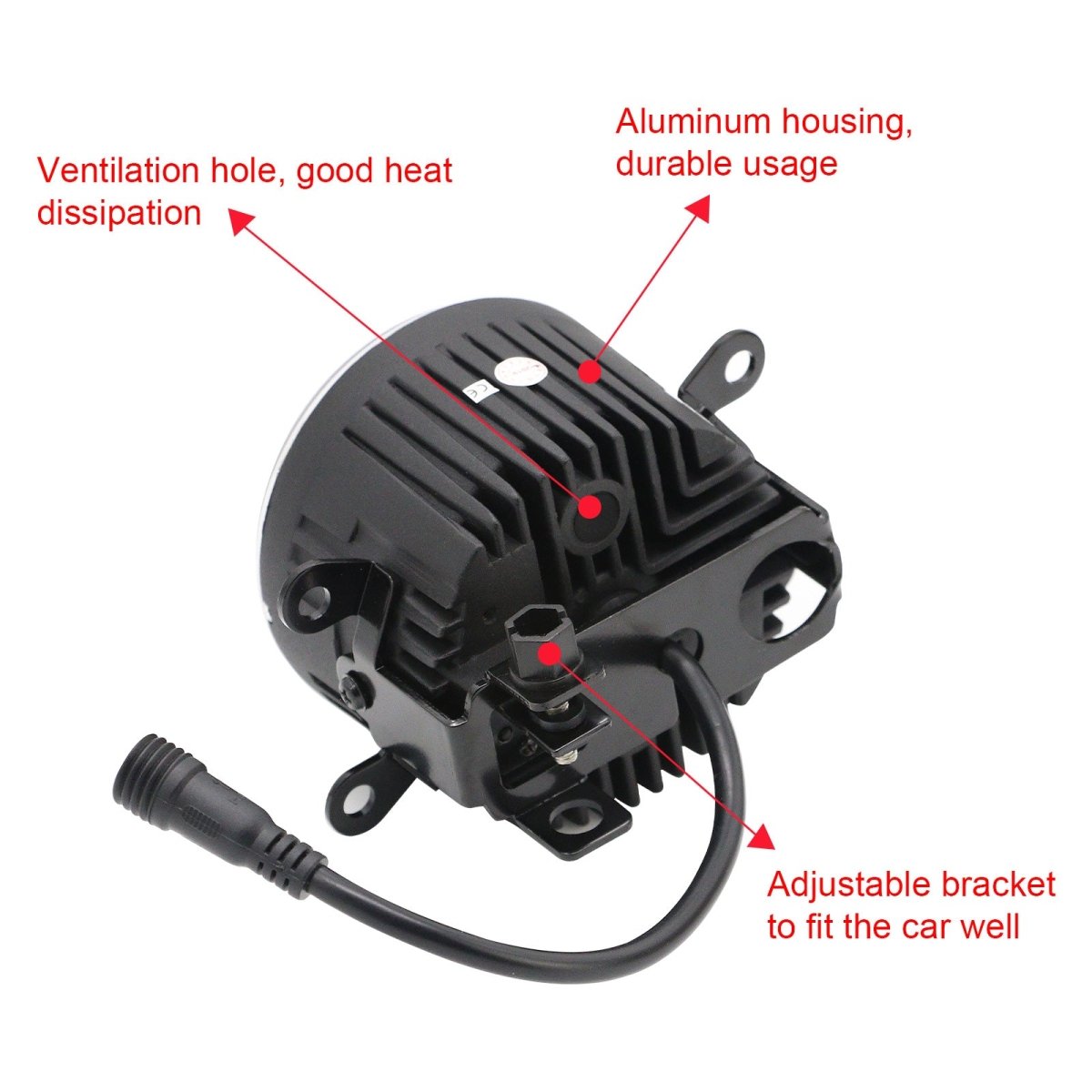 JDMuscle [15-21 WRX/STI, 13+ BRZ or FT86, 14+ Forester] LED / Halo DRL Fog Light Housings *Clearance*No Returns*