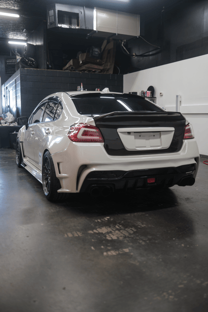 JDMuscle [15-21 WRX/STI] Gloss Black / Paint Matched License Plate Backing *CLEARANCE*NO RETURNS*