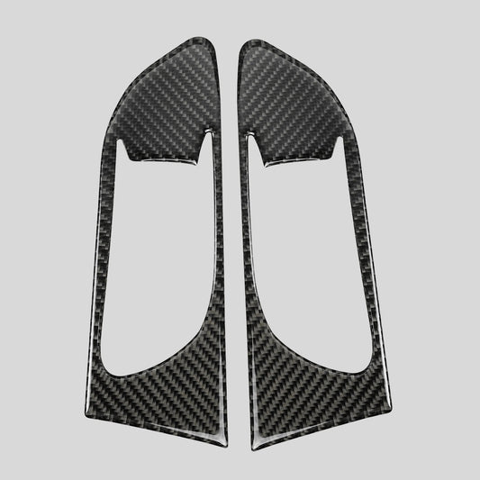 JDMuscle [15-21 WRX/STI] P&S Series Carbon Fiber Driver Rear Door Pull Trim | JDM-WRX15-PS-032039*Clearance*No Returns*