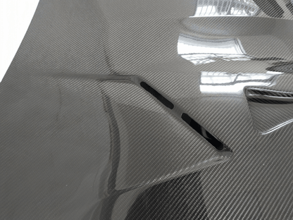 JDMuscle [17-24 GT-R] Carbon Fiber Hood - VS Style