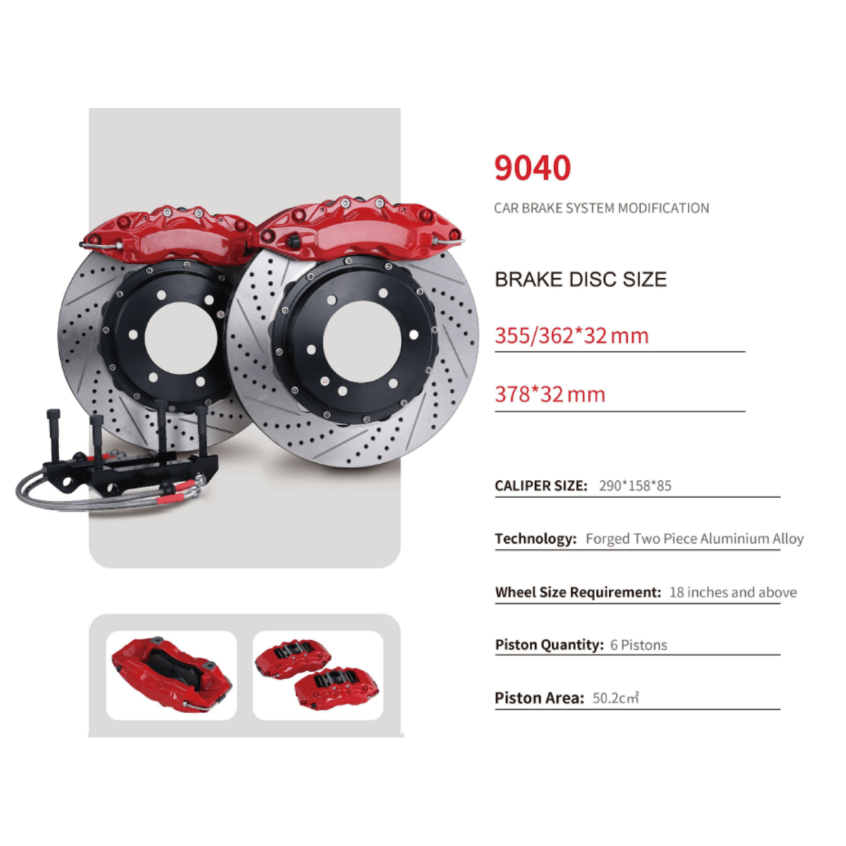 JDMuscle [22-26 WRX] Big Brake Kit - MT and CVT
