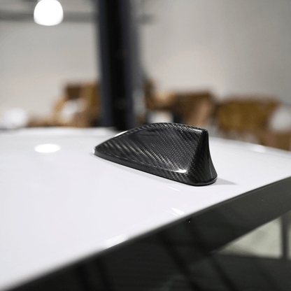 JDMuscle [22-26 WRX, 22+ BRZ, 15-21 WRX/STI] Tanso Pre-preg Carbon Fiber Antenna Cover w/ Gloss Finish