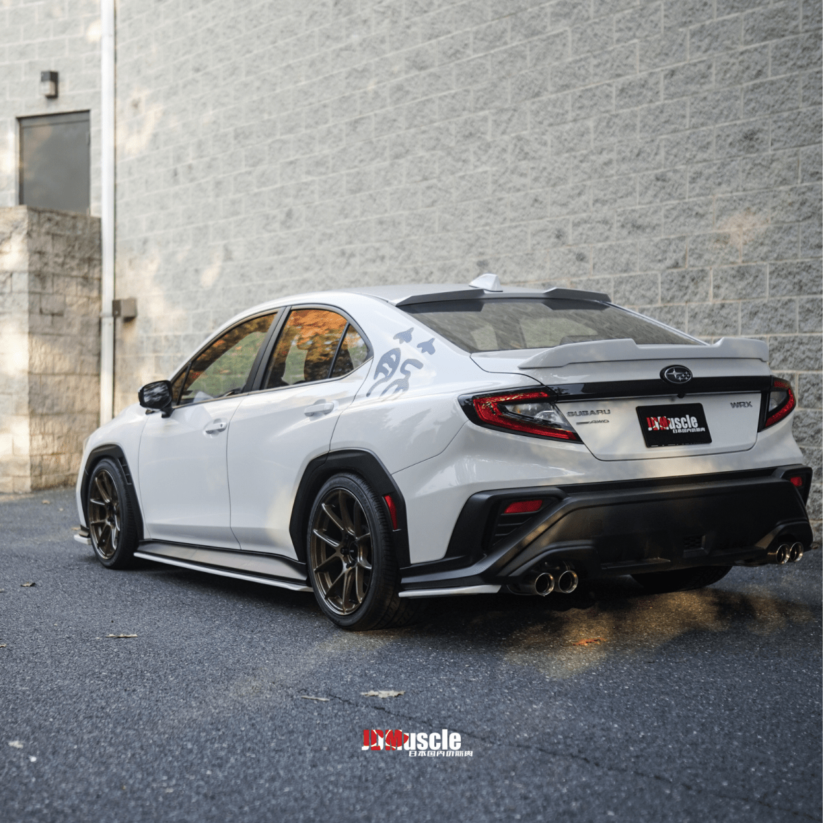JDMuscle [22-26 WRX] Spec STI Aero Combo  | M6Y Ceramic White