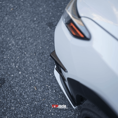 JDMuscle [22-26 WRX] Canards V2 - Paint Matched / Gloss Black / ABS *CLEARANCE*NO RETURNS*