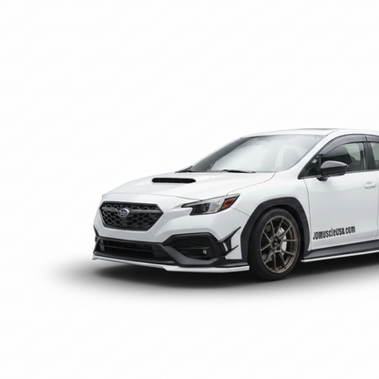 JDMuscle [22-26 WRX] Canards V2 - Paint Matched / Gloss Black / ABS *CLEARANCE*NO RETURNS*