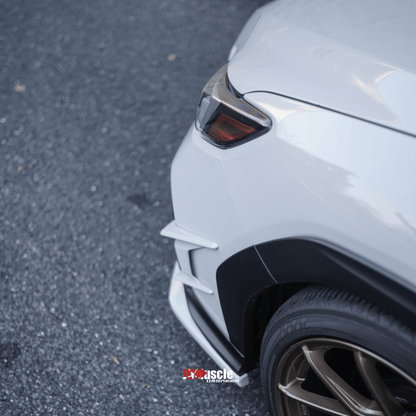 JDMuscle [22-26 WRX] Canards V2 - Paint Matched / Gloss Black / ABS *CLEARANCE*NO RETURNS*