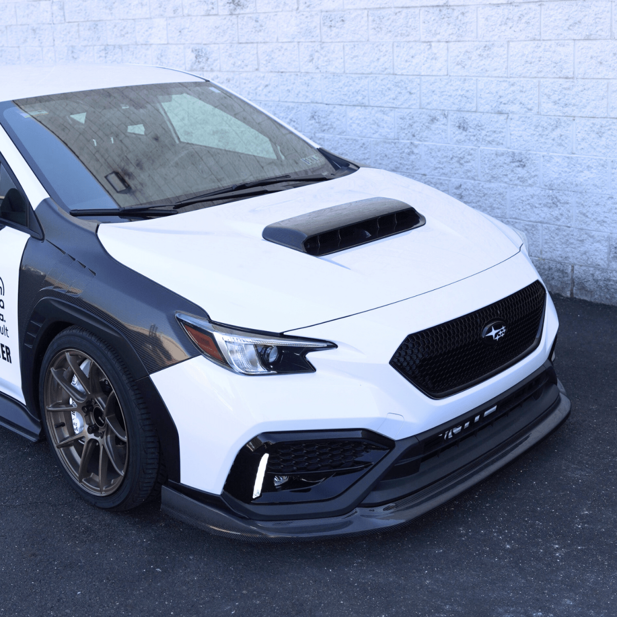 JDMuscle [22-26 WRX] Carbon Fiber CS Style Front Lip