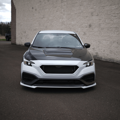 JDMuscle [22-26 WRX] Carbon Fiber FMIC Reverse Hood Scoop