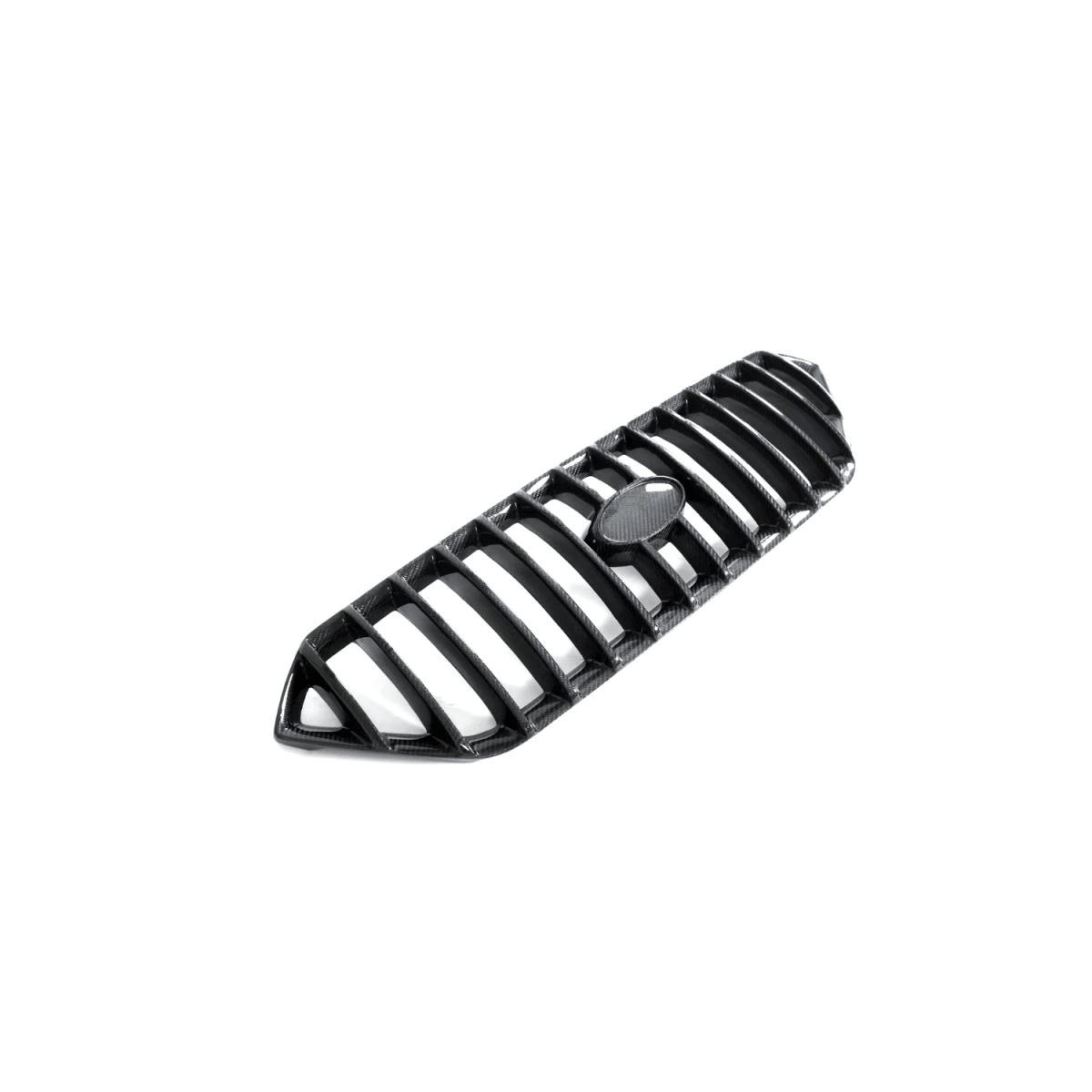 JDMuscle [22-26 WRX] Carbon Fiber Front Bumper Grille - Amuga Style