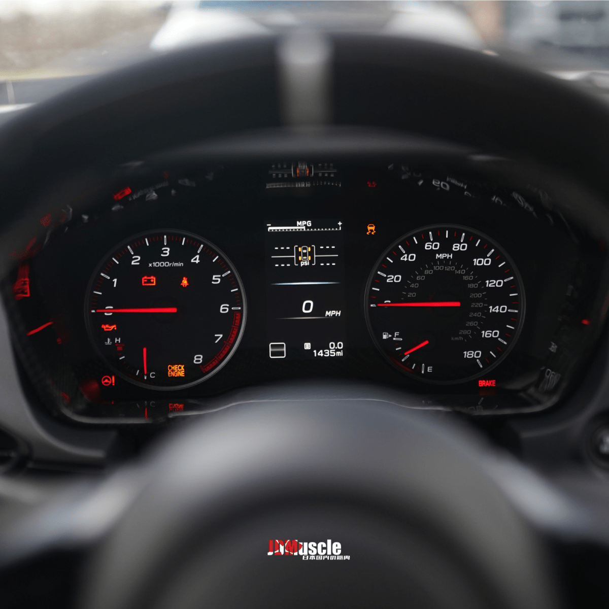 JDMuscle [22-26 WRX] Carbon Fiber Gauge Cluster Trim Replacement *CLEARANCE*NO RETURNS*