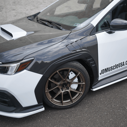 JDMuscle [22-26 WRX] Carbon Fiber Hood OEM Style 2 PC