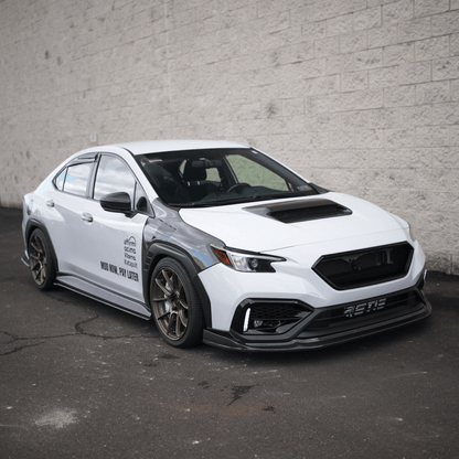 JDMuscle [22-26 WRX] Carbon Fiber Hood Scoop - Rally Style