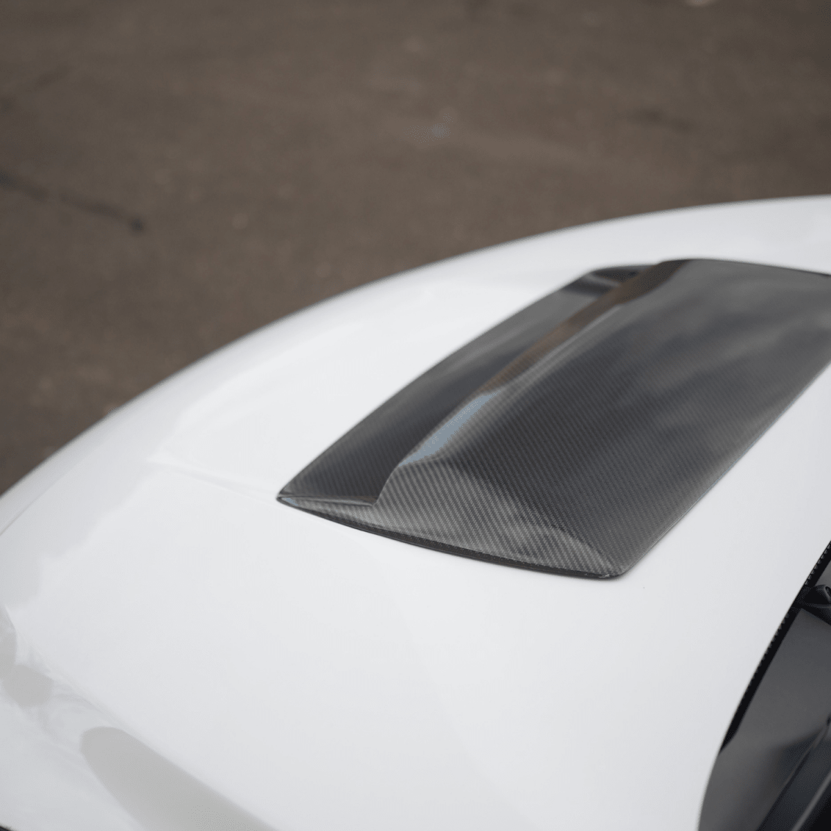 JDMuscle [22-26 WRX] Carbon Fiber Hood Scoop - Rally Style