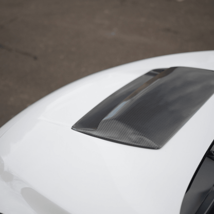 JDMuscle [22-26 WRX] Carbon Fiber Hood Scoop - Rally Style