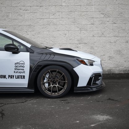 JDMuscle [22-26 WRX] Carbon Fiber Hood Scoop - Rally Style