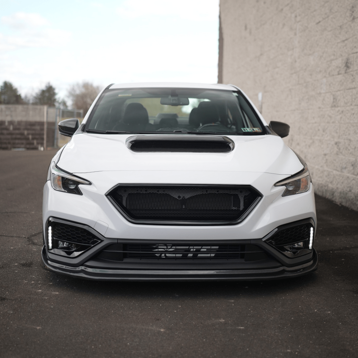 JDMuscle [22-26 WRX] Carbon Fiber Hood Scoop - Rally Style