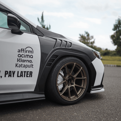 JDMuscle [22-26 WRX] Carbon Fiber/FRP Vented Fenders