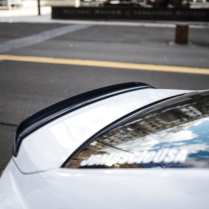 JDMuscle [22-26 WRX] Duck Bill / Low Profile Spoiler - V1 Paint Matched / Gloss Black / Cherry Red *CLEARANCE*NO RETURNS*