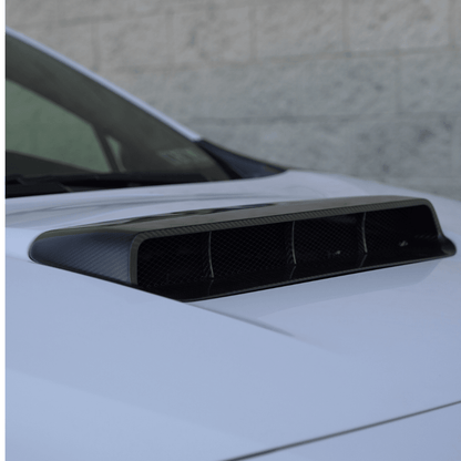 JDMuscle [22-26 WRX] GC8 Style Version 2 Pre-Preg Carbon Fiber Hood Scoop