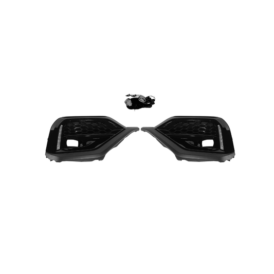 JDMuscle [22-26 WRX] JDM Style Fog Light Bezel w/ DRL and Turn