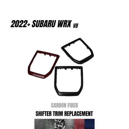 JDMuscle [22-26 WRX] MT Carbon Fiber Shifter Trim Replacement