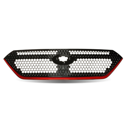 JDMuscle [22-26 WRX] OEM Style Sport Grille w/ Integrated Emblem Mount and Optional Painted Stripe