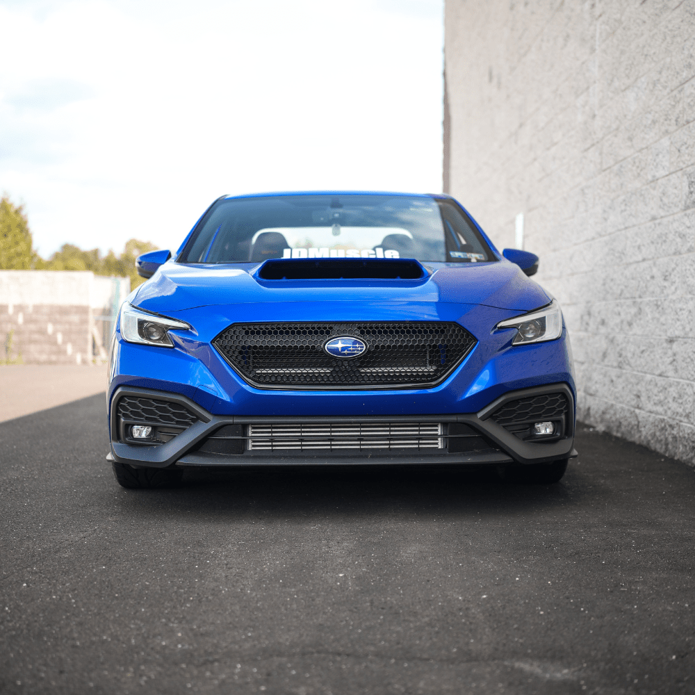 JDMuscle [22-26 WRX] OEM Style Sport Grille w/ Integrated Emblem Mount and Optional Painted Stripe