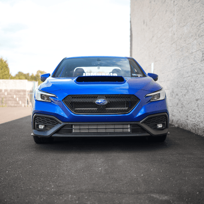 JDMuscle [22-26 WRX] OEM Style Sport Grille w/ Integrated Emblem Mount and Optional Painted Stripe