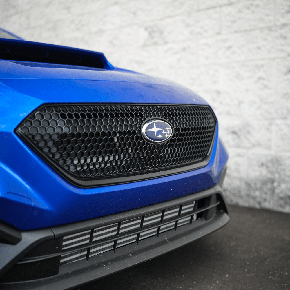 JDMuscle [22-26 WRX] OEM Style Sport Grille w/ Integrated Emblem Mount and Optional Painted Stripe