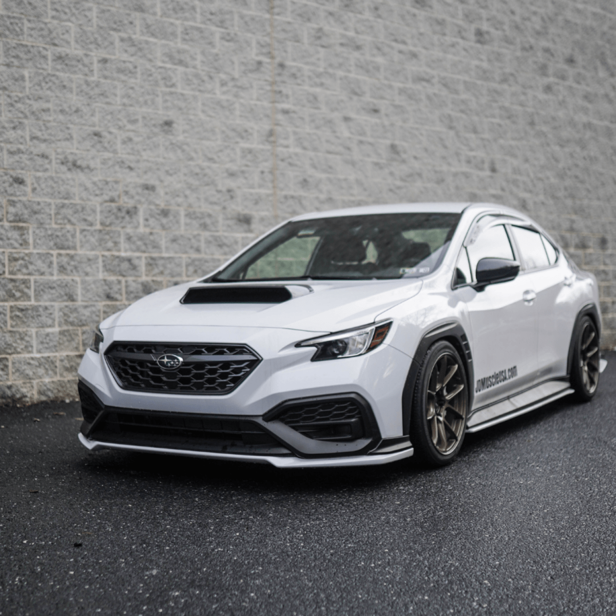 JDMuscle [22-26 WRX] OE+ Style Oversized Hood Scoop | Paint Matched