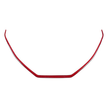 JDMuscle [22-26 WRX] P&S Series Carbon Fiber Center Console Frame Trim | Black Carbon Fiber/ Red Carbon Fiber*Clearance*No Returns*