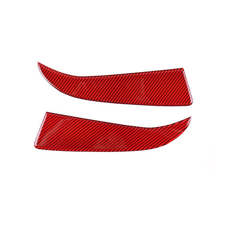 JDMuscle [22-26 WRX] P&S Series Carbon Fiber Center Kicker Panel Accents 2 PC| Black Carbon Fiber/ Red Carbon Fiber*Clearance*No Returns*