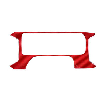 JDMuscle [22-26 WRX] P&S Series Carbon Fiber Cup Holder Trim Cover | Black Carbon Fiber/ Red Carbon Fiber*Clearance*No Returns*