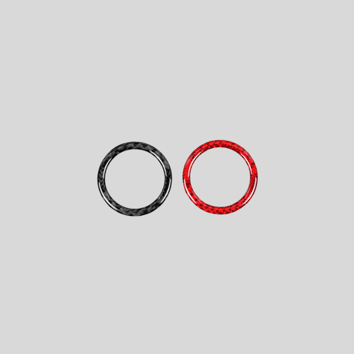 JDMuscle [22-26 WRX] P&S Series Carbon Fiber Trip Reset Button Frame Cover 1 PC | Black Carbon Fiber/ Red Carbon Fiber*Clearance*No Returns*